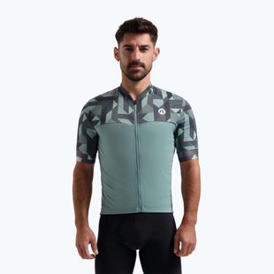 Tricou de ciclism pentru bărbați Rogelli Essential Graphic gri