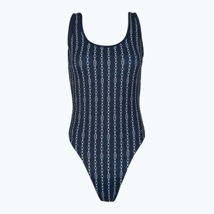 Costum de baie dintr-o piesă pentru femei Tommy Hilfiger One Piece Print (Ext) flag chain dark night navy