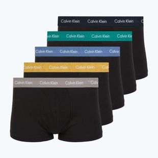 Boxeri Calvin Klein LV00NB4412 Low Rise Trunk 5 perechi of black bodies with driftwood/moonlight