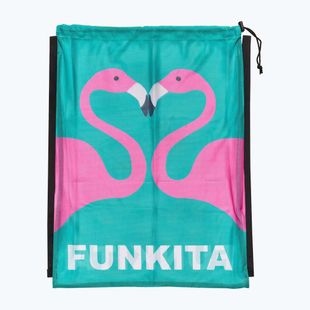Geantă de înot Funkita Mesh Gear go flamingo!